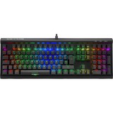 Sharkoon SKILLER SGK60, Gaming-Tastatur schwarz, ES-Layout, Kailh Box Brown