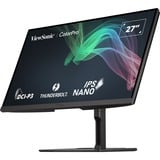 ViewSonic VP2776T-4K, LED-Monitor 68.5 cm (27 Zoll), schwarz (matt), UltraHD/4K, IPS, Thunderbolt 4, Pantone-validiert