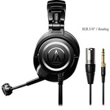 Audio-Technica ATH-M50xSTS StreamSet, Headset schwarz, USB