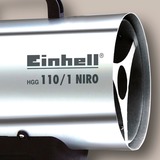 Einhell Heißluftgebläse HGG 110/1 Niro (DE/AT) edelstahl/schwarz, 10 kW