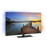 Philips 55OLED849/12, OLED-Fernseher 139 cm (55 Zoll), dunkelgrau, UltraHD/4K, WLAN, Ambilight, Dolby Vision, HDR, 120Hz Panel