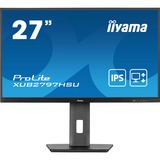 iiyama ProLite XUB2797HSU-B2, LED-Monitor 68.6 cm (27 Zoll), schwarz (matt), FullHD, IPS, USB-Hub, 100Hz Panel