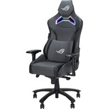 ASUS ROG Chariot X Gaming-Stuhl grau/schwarz, Rennwagen-Stil, Aura RGB-Beleuchtung