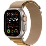 Apple Watch Ultra 2, Smartwatch grau, 49 mm, Alpine Loop Mandel, Titangehäuse, Cellular