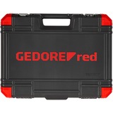 GEDORE red Steckschlüssel-Satz 1/2" Auto-Universal, 61-teilig, Werkzeug-Set rot/schwarz, mit Umschalt-Knarre, SW 8mm - 24mm