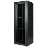 Digitus Netzwerkschrank Unique Serie - 800x800 mm (BxT), IT-Schrank schwarz, 47 Höheneinheiten