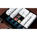 Keychron Q0 Max, Ziffernblock schwarz/weiß, Gateron Jupiter Red, Hot-Swap, Aluminiumrahmen, RGB