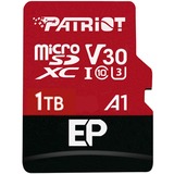 Patriot EP Series 1 TB microSDXC, Speicherkarte rot/schwarz, UHS-I U3, Class 10, V30, A1