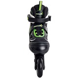 Muuwmi Verstellbare Kinderinliner Gr. 29-32, Inline-Skates grün/schwarz