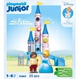 PLAYMOBIL 71457 Junior & Disney: Cinderellas Schloss, Konstruktionsspielzeug 