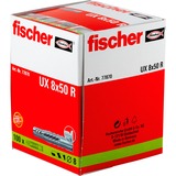 fischer Universaldübel UX 8x50 R hellgrau, 100 Stück