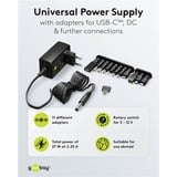 goobay Universal Netzteil 3 - 12V, 27 Watt schwarz, max. 2,3A, inkl. 11 Adapter	