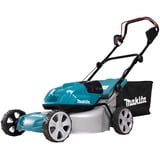 Makita Akku-Rasenmäher DLM463PT2, 36Volt (2x18Volt) blau/schwarz, 2x Li-Ionen Akku 5,0Ah