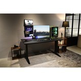 Thermaltake G700 RGB Gaming Desk, Gaming-Tisch schwarz, RGB-LED-Lichtleiste 16,8 Millionen Farben