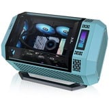 Thermaltake Chassis-Ständer-Kit für The Tower 300 Turquoise, Standfuß schwarz/türkis, zum horizontalen Aufstellen