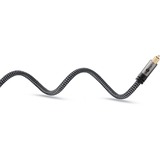 goobay Plus Toslink-Kabel schwarz/silber, 1 Meter