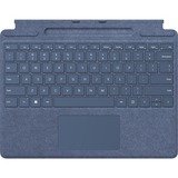 Microsoft Surface Pro Keyboard mit Stiftaufbewahrung, Tastatur blau, DE-Layout, für Surface Pro (11. Edition)/10 for Business/9/8