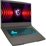 MSI Thin 15 B12UC-1437, Gaming-Notebook grau, Intel® Core™ i5-12450H, NVIDIA GeForce RTX 3050, 16 GB DDR4, 512 GB SSD, Windows 11 Home 64-Bit