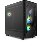 Sharkoon Rebel C80M RGB, Tower-Gehäuse schwarz