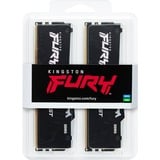 Kingston FURY DIMM 32 GB DDR5-6000 (2x 16 GB) Dual-Kit, Arbeitsspeicher schwarz, KF560C30BBAK2-32, FURY Beast RGB, INTEL XMP