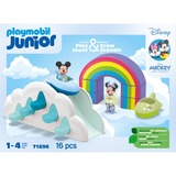 PLAYMOBIL 71696 Junior & Disney: Mickys & Minnies Wolkenhaus, Konstruktionsspielzeug 