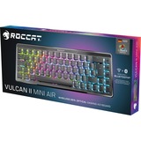 Roccat Vulcan II Mini Air, Gaming-Tastatur schwarz, DE-Layout, TITAN II Optical Red