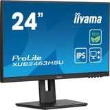 iiyama ProLite XUB2463HSU-B1, LED-Monitor 61 cm (24 Zoll), schwarz (matt), FullHD, IPS, AMD Free-Sync, 100Hz Panel