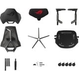 ASUS ROG Destrier Ergo Gaming-Stuhl schwarz/grau, mobile Gaming-Armstützmodus, Akustikpaneel