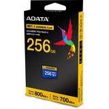 ADATA Premier Extreme microSDXC 256 GB, Speicherkarte blau/gelb, SD Express, UHS-I U3, Class 10, V30