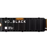 WD Black SN850X NVMe SSD 4 TB schwarz, PCIe 4.0 x4, NVMe, M.2 2280, Kühlkörper