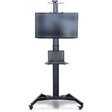 Digitus TV Präsentationswagen DA-90370 mit Ablage, Halterung schwarz, für Bildschirme bis 70" / 178cm