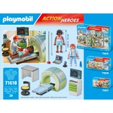 PLAYMOBIL 71618 Action Heroes MRT mit Patient, Konstruktionsspielzeug 