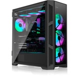 RAIJINTEK PONOS ULTRA TG4, Tower-Gehäuse schwarz, Front und Seitenteil aus Tempered Glass