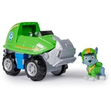 Spin Master Paw Patrol Jungle Pups - Schnappschildkröten-Fahrzeug mit Rocky-Figur, Spielfahrzeug 