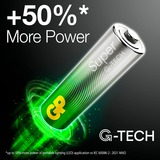 GP Batteries GP Super Alkaline Batterie AAA Micro, LR03, 1,5Volt 12 Stück, mit neuer G-Tech Technologie