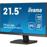 iiyama ProLite XU2293HSU-B7, LED-Monitor 54.5 cm (21.5 Zoll), schwarz (matt), FullHD, IPS, Adaptive-Sync, 100Hz Panel