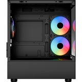 Aerocool Viewport Mini V2 ARGB, Tower-Gehäuse schwarz, Tempered Glass x 2