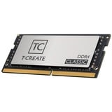 Team Group SO-DIMM 8 GB DDR4-3200  , Arbeitsspeicher silber, TTCCD48G3200HC22-S01, T-CREATE CLASSIC 