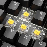 Sharkoon SKILLER SGK50 S2, Gaming-Tastatur schwarz, DE-Layout, Gateron Yellow