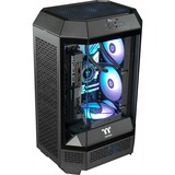 Thermaltake Toughline Liquid T300i, Gaming-PC schwarz/transparent, Windows 11 Home 64-Bit