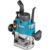 Makita Oberfräse RP1111CJFA blau/schwarz, 1.100 Watt, MAKPAC Gr.3, inkl. 12-teiliges Fräser-Set