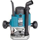 Makita Oberfräse RP1111CJFA blau/schwarz, 1.100 Watt, MAKPAC Gr.3, inkl. 12-teiliges Fräser-Set