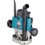 Makita Oberfräse RP1111CJFA blau/schwarz, 1.100 Watt, MAKPAC Gr.3, inkl. 12-teiliges Fräser-Set