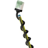 goobay Ultraflexibles Cat.8.1 Patchkabel slim, U/FTP schwarz, 3 Meter, extrakurze Stecker