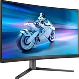 Philips Evnia 27M2C5200W, Gaming-Monitor 68.6 cm (27 Zoll), anthrazit, Full-HD, Adaptive Sync, HDMI, DisplayPort, HDR, Curved, 280Hz Panel