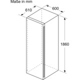 Bosch KWK36ABGA Serie | 6, Weinkühlschrank schwarz, 2 Temperaturzonen