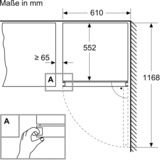 Bosch KWK36ABGA Serie | 6, Weinkühlschrank schwarz, 2 Temperaturzonen