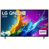 LG 50QNED80T6A, LED-Fernseher 126 cm (50 Zoll), schwarz, UltraHD/4K, QNED, WLAN, LAN, Bluetooth, HDR10, Triple-Tuner