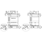 Neff T18BD3AN0, Autarkes Kochfeld schwarz/edelstahl, mit integriertem Dunstabzug