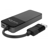 DeLOCK DisplayPort Splitter 1.4 > 3x HDMI MST schwarz, 12,5cm Kabel